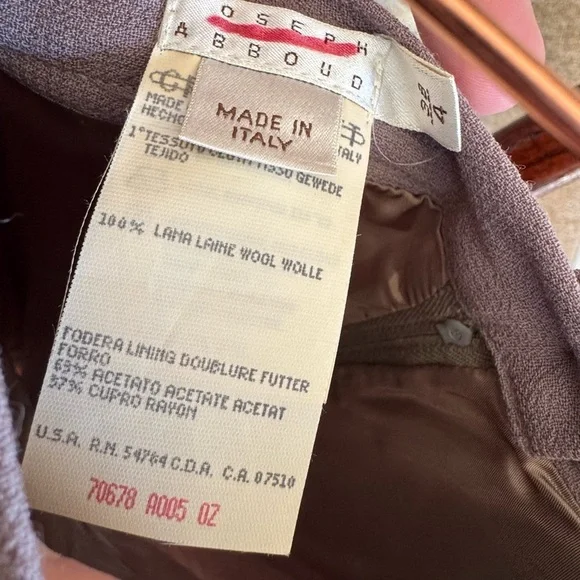 4 Wool Pencil Skirt NWT - Joseph Abboud - Picture 9 of 10